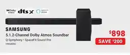Visions Electronics Samsung 5.1.2-Channel Dolby Atmos Soundbar offer