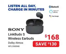 Visions Electronics Sony LinkBuds S Wireless Earbuds offer