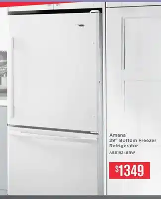 TA Appliances & Barbecues Amana 29 Bottom Freezer Refrigerator offer