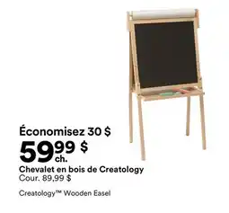 Michaels Chevalet en bois de Creatology offer