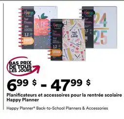 Michaels Planificateurs et accessoires pour la rentrée scolaire Happy Planner offer