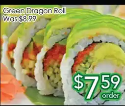 Ample Food Market Green Dragon Roll offer