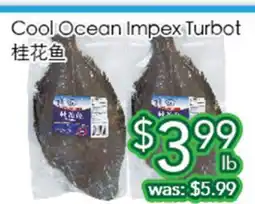 Ample Food Market Cool Ocean Impex Turbot offer