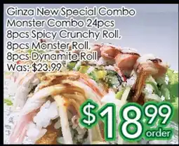 Ample Food Market Ginza new special combo monster combo 24 pcs offer
