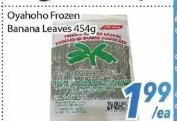 Bestco Food Mart Oyahoho frozen banana leaves offer