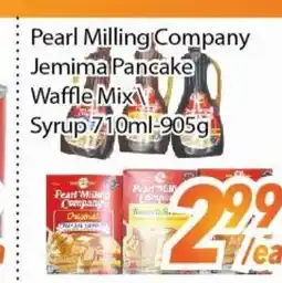 Bestco Food Mart Pearl Milling Company jamima pancake waffle mix syrup mix syrup 710 ml 905g offer