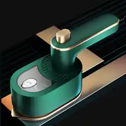 Walmart up to 90% off pimelu 40w Portable Mini Ironing Machine, 180°Rotatable Handheld Steam Iron, Foldable Travel Garment For Fabric offer