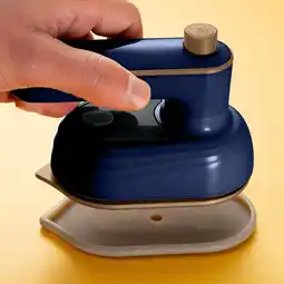 Walmart HOARBOEG Kitchen Supplies Home appliances Upgrade Portable Mini Ironing Machine 180°Rotatable Handheld Steam Iron Foldable Tr offer