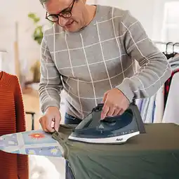 Walmart Clearance! Gspmoly Expertise Grade 2200W Steam Iron for Clothes with Fast Even Heat Scratch Counteractive, Comfort Grip,True offer