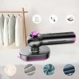 Walmart WJSXC Handheld Garment Ironing Machine Portable Steam Iron Mini Ironing Machine Home Travel Iron offer