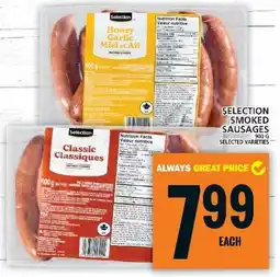 Food Basics SELECTION SMOKED SAUSAGES offer
