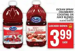 Food Basics OCEAN SPRAY CRANBERRY COCKTAIL OR JUICE BLENDS offer
