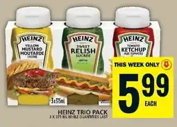 Food Basics HEINZ TRIO PACK offer