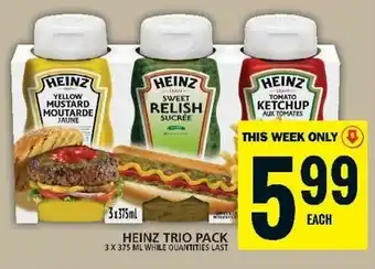Food Basics HEINZ TRIO PACK offer