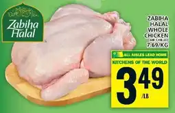 Food Basics ZABIHA HALAL WHOLE CHICKEN offer