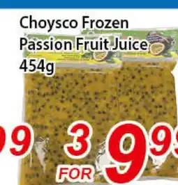 Seasons Foodmart Choysco Frozen Passion Fruit Juice offer