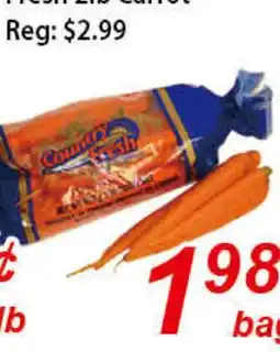 Seasons Foodmart Fresh 2lb Carrot offer