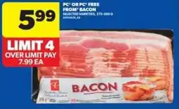 Real Canadian Superstore PC OR PC FREE FROM BACON offer