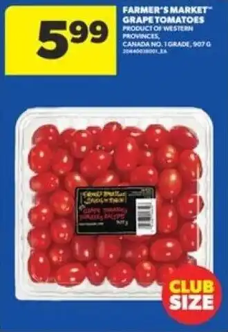 Real Canadian Superstore FARMER'S MARKET GRAPE TOMATOES offer