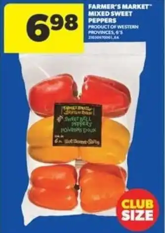 Real Canadian Superstore FARMER'S MARKET MIXED SWEET PEPPERS offer