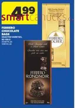 Real Canadian Superstore FERRERO CHOCOLATE BAGS offer