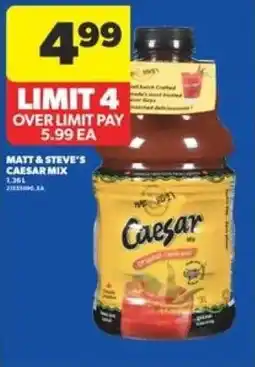 Real Canadian Superstore MATT & STEVE'S CAESAR MIX offer