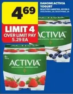 Real Canadian Superstore DANONE ACTIVIA YOGURT offer