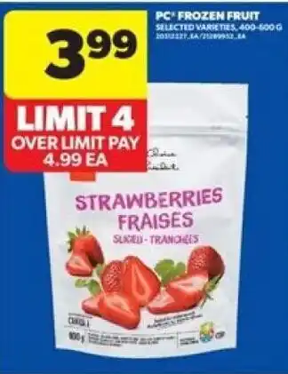 Real Canadian Superstore PC FROZEN FRUIT offer