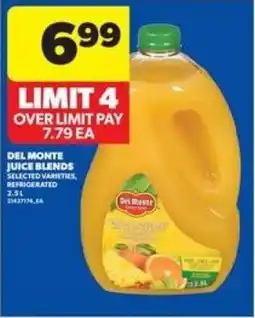 Real Canadian Superstore DEL MONTE JUICE BLENDS offer