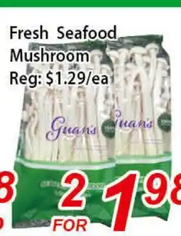 Seasons Foodmart Fresh Seafood Mushroom offer