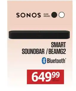 Centre Hi-Fi SONOS SMART SOUNDBAR offer