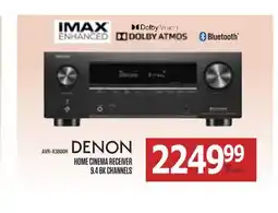 Centre Hi-Fi DENON HOME CINEMA RECEIVER 9.4 8K CHANNELS offer