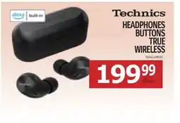 Centre Hi-Fi Technics HEADPHONES BUTTONS TRUE WIRELESS offer
