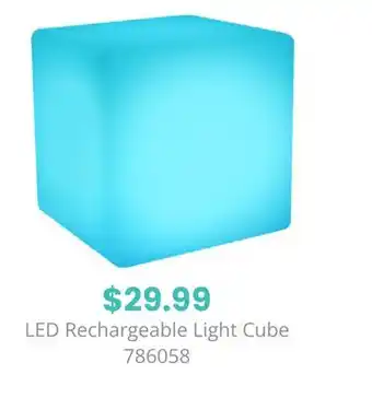 GameStop Biogenik LED Rechargeable Light Cube offer