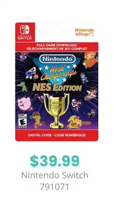 GameStop Nintendo World Championships: NES Edition - Digital offer