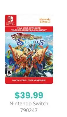 GameStop Nintendo Switch Monster Hunter Stories - Digital offer