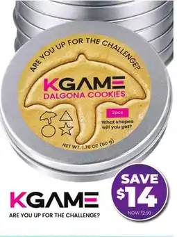 Showcase KGAME Dalgona Cookies offer