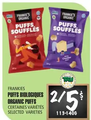 Marches Tau PUFFS BIOLOGIQUES FRANKIES offer