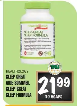 Marches Tau HEALTHOLOGY SLEEP GREAT AIDE-SOMMEIL offer