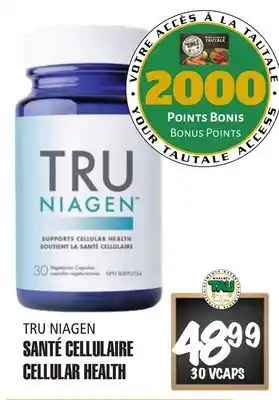 Marches Tau SANTÉ CELLULAIRE TRU NIAGEN offer