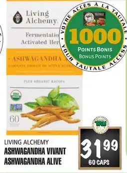 Marches Tau LIVING ALCHEMY ASHWAGANDHA VIVANT offer