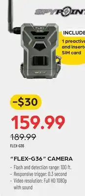 Pronature SPYPOINT FLEX-G36 CAMERA offer