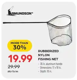 Pronature AMUNDSON RUBBERIZED NYLON FISHING NET offer