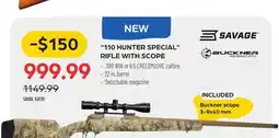 Pronature 110 HUNTER SPECIAL RIFLE WITH SCOPE offer
