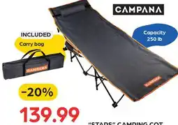 Pronature CAMPANA STARS CAMPING COT offer