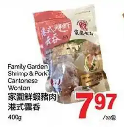 T&T Supermarket Family Garden Shrimp & Pork Cantonese Wonton offer