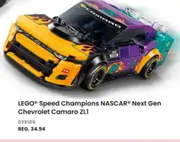 Toys R us LEGO Speed Champions NASCAR Next Gen Chevrolet Camaro ZL1 offer