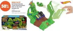 Toys R us Hot Wheels Monster Trucks Arena Smashers Glow-in-the-Dark Gunkster Set offer
