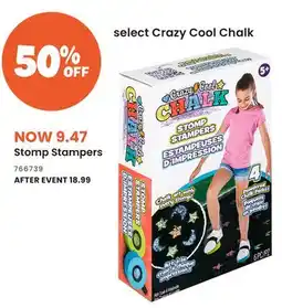 Toys R us Crazy Cool Chalk Stomp Stampers offer