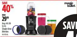 Canadian Tire Magic Bullet 12-Pc Single-Shot Blender offer